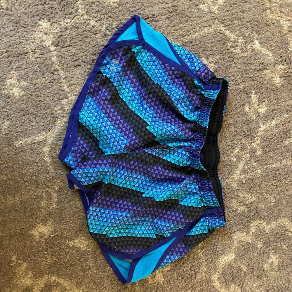 multi color women’s under armour running shorts